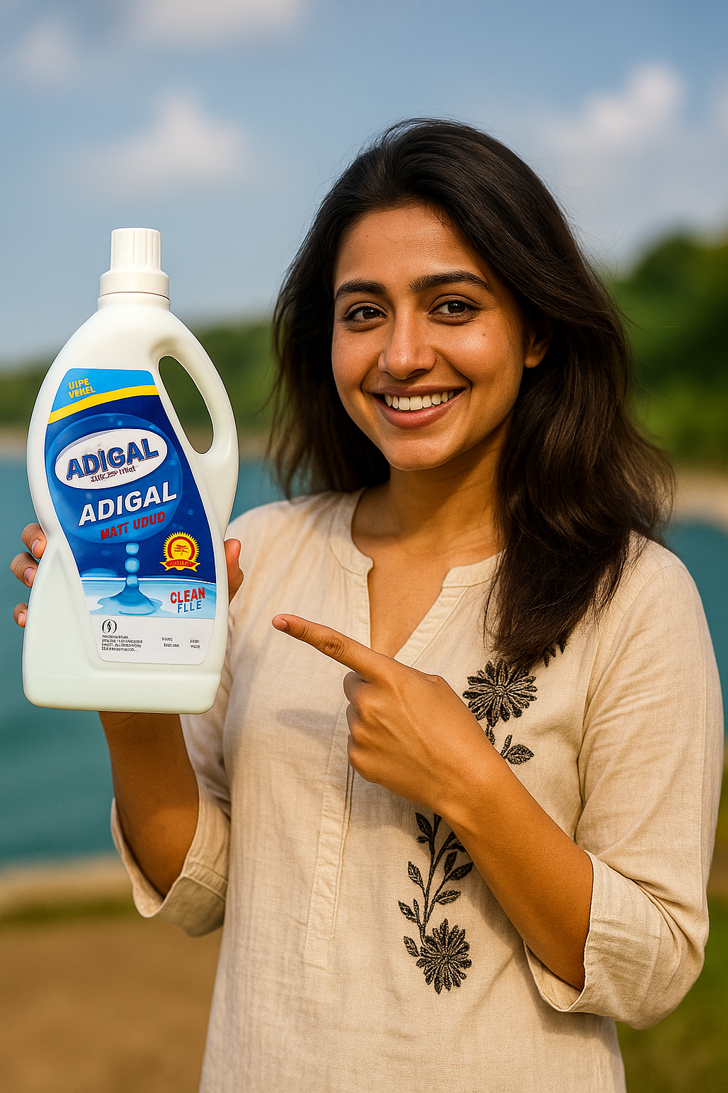 Adigal liquid cleaning products including dishwash liquid and toilet cleaner