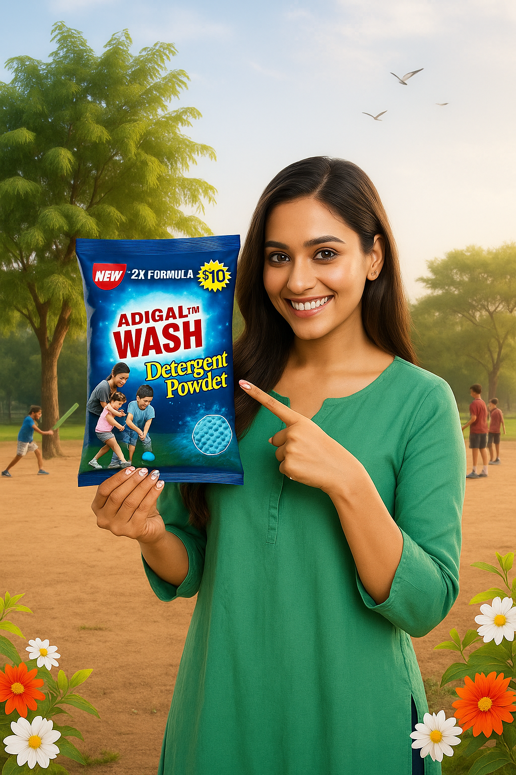 Adigal detergent powder powerful laundry cleaning products